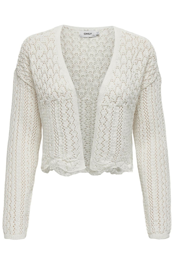 ONLNOLA 7/8 LIFE OPEN CARDIGAN KNT 15290744 Cloud Dancer